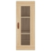 Aparador de madera contrachapada roble Sonoma 34,5x34x180 cm