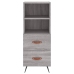 Aparador alto madera contrachapada gris Sonoma 34,5x34x180 cm