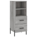 Aparador alto madera contrachapada gris Sonoma 34,5x34x180 cm