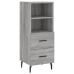 Aparador alto madera contrachapada gris Sonoma 34,5x34x180 cm