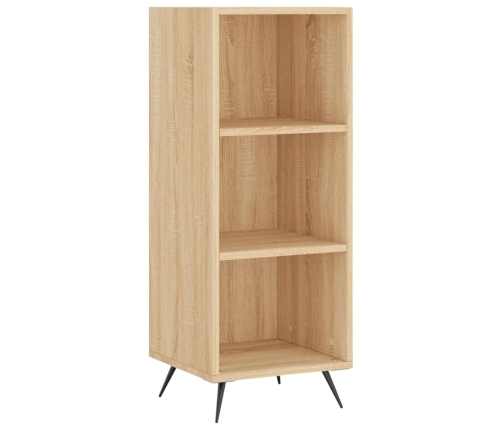 Aparador de madera contrachapada roble Sonoma 34,5x34x180 cm