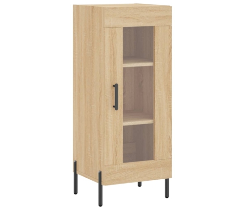 Aparador de madera contrachapada roble Sonoma 34,5x34x180 cm