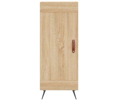 Aparador de madera contrachapada roble Sonoma 34,5x34x180 cm