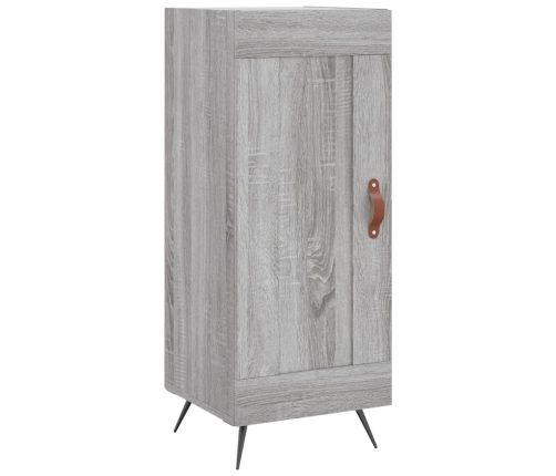 Aparador alto madera contrachapada gris Sonoma 34,5x34x180 cm