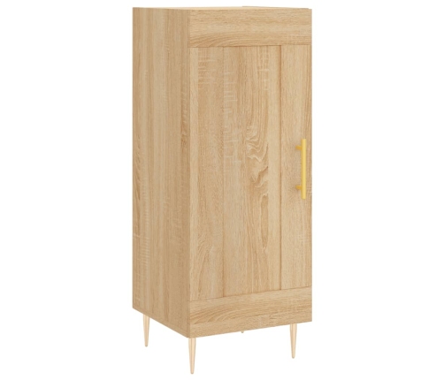 Aparador de madera contrachapada roble Sonoma 34,5x34x180 cm