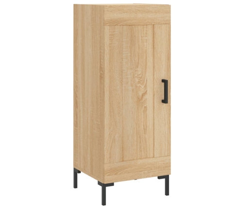 Aparador de madera contrachapada roble Sonoma 34,5x34x180 cm