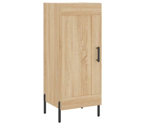 Aparador de madera contrachapada roble Sonoma 34,5x34x180 cm