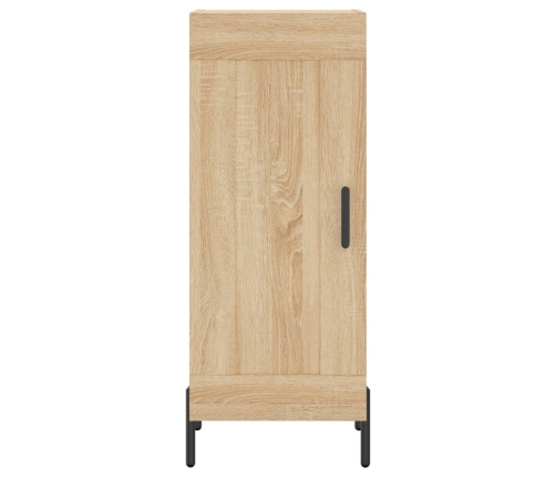 Aparador de madera contrachapada roble Sonoma 34,5x34x180 cm