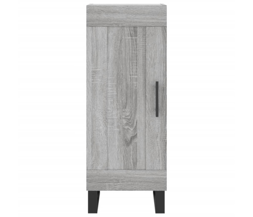 Aparador alto madera contrachapada gris Sonoma 34,5x34x180 cm