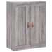 Aparador alto madera contrachapada gris sonoma 69,5x34x180 cm