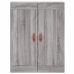 Aparador alto madera contrachapada gris sonoma 69,5x34x180 cm