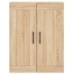 Aparador alto madera contrachapada color roble 69,5x34x180 cm