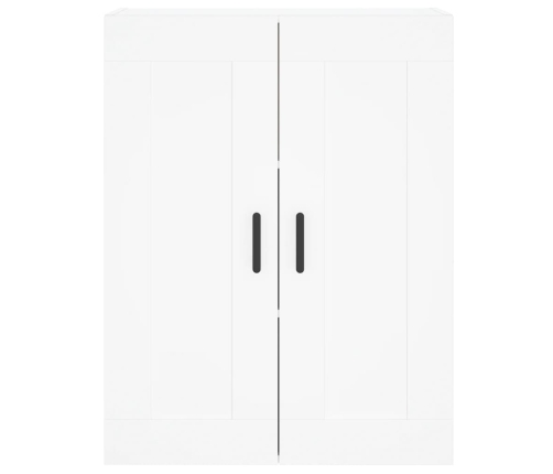 Aparador alto madera contrachapada blanco 69,5x34x180 cm