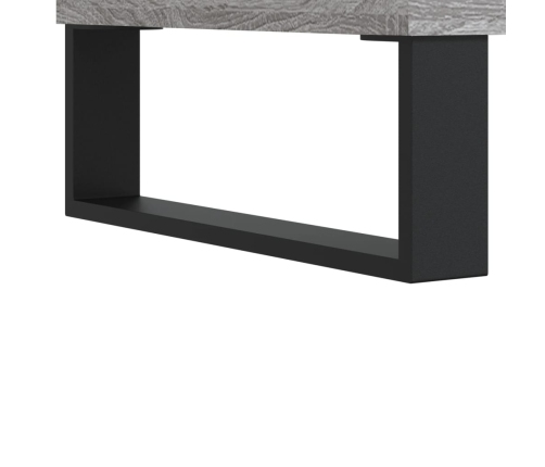 Aparador alto madera contrachapada gris sonoma 69,5x34x180 cm