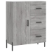 Aparador alto madera contrachapada gris sonoma 69,5x34x180 cm