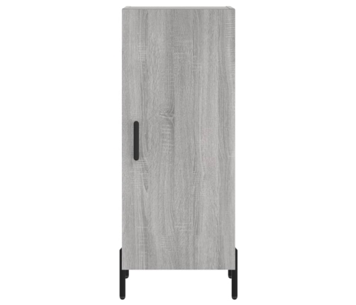 Aparador alto madera contrachapada gris Sonoma 34,5x34x180 cm