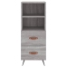 Aparador alto madera contrachapada gris Sonoma 34,5x34x180 cm