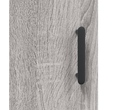 Aparador alto madera contrachapada gris Sonoma 34,5x34x180 cm