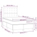 Cama box spring con colchón terciopelo rosa 120x200 cm