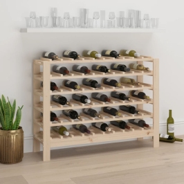 Botellero madera maciza de pino 109,5x30x82 cm