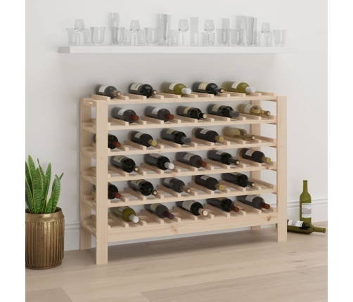 Botellero madera maciza de pino 109,5x30x82 cm