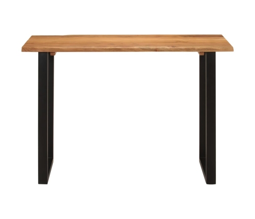 Mesa de comedor madera maciza de acacia 110x50x76 cm