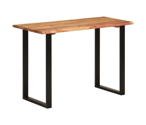 Mesa de comedor madera maciza de acacia 110x50x76 cm