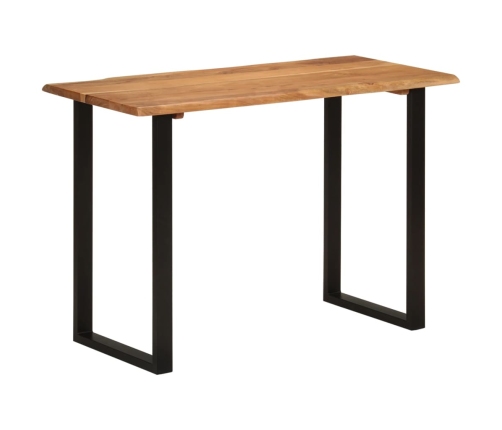 Mesa de comedor madera maciza de acacia 110x50x76 cm