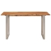 Mesa de comedor madera maciza de acacia 140x70x76 cm