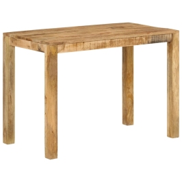 Mesa de comedor madera maciza de mango 110x55x76 cm