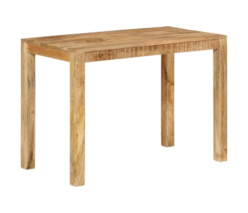 Mesa de comedor madera maciza de mango 110x55x76 cm