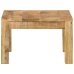 Mesa de centro de madera maciza de mango 55x55x35 cm