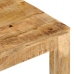 Mesa de centro de madera maciza de mango 55x55x35 cm