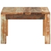 Mesa de centro de madera maciza reciclada 55x55x35 cm