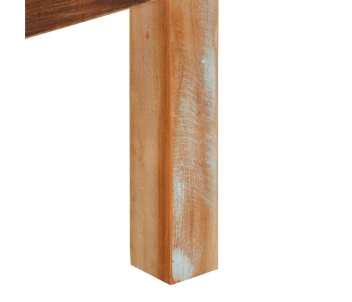 Mesa de centro de madera maciza reciclada 55x55x35 cm