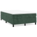 Cama box spring con colchón terciopelo verde oscuro 120x200 cm