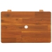 Taburete rectangular madera maciza de acacia 45x29x45 cm