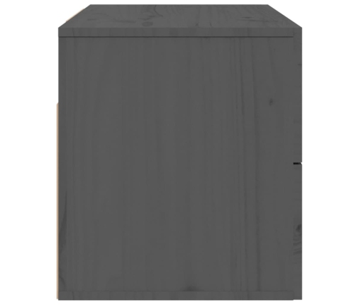 Mesitas de noche de pared 2 uds gris 50x36x40 cm