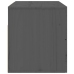 Mesitas de noche de pared 2 uds gris 50x36x40 cm