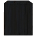 Mesitas de noche de pared 2 uds negro 50x36x40 cm