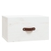 Mesitas de noche de pared 2 uds blanco 40x29,5x22 cm