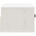 Mesitas de noche de pared 2 uds blanco 40x29,5x22 cm