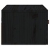 Mesitas de noche de pared 2 uds negro 40x29,5x22 cm