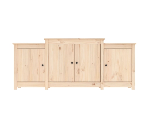 Aparador de madera maciza de pino 164x37x68 cm