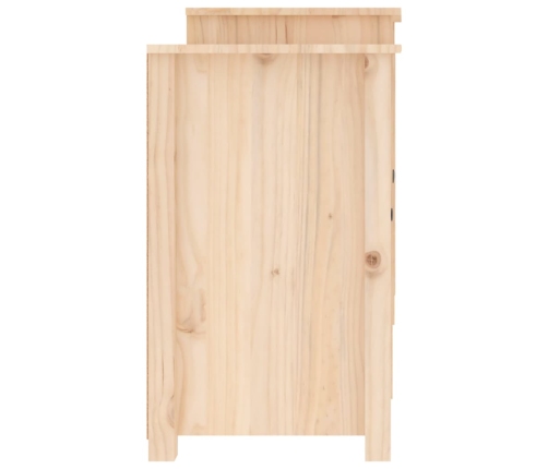 Aparador de madera maciza de pino 164x37x68 cm