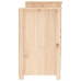 Aparador de madera maciza de pino 164x37x68 cm