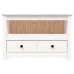 Mueble para TV de madera maciza de pino blanco 79x35x52 cm