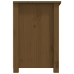 Mueble de TV madera maciza de pino marrón miel 79x35x52 cm