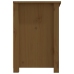 Mueble de TV madera maciza de pino marrón miel 114x35x52 cm