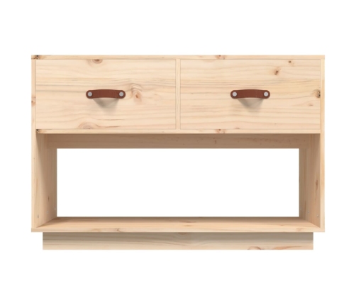 Mueble de TV de madera maciza de pino 90x40x60 cm